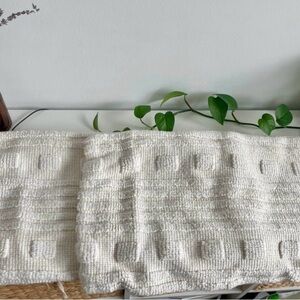 Beautiful Ivory Pillow Cases/Pillow Covers x2 (24”x 12”)